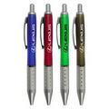 Union Printed "Dot's" Click Pen w/ Shiny Dots on Grip Section